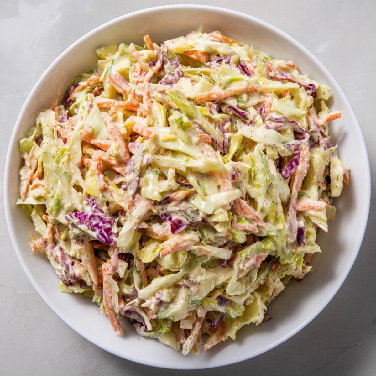 Creamy Coleslaw Crunchy Salad
