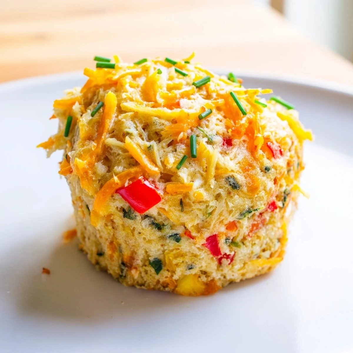 Freshly baked savory muffins, a perfect mix of herbs and cheese, ready and waiting to be enjoyed.