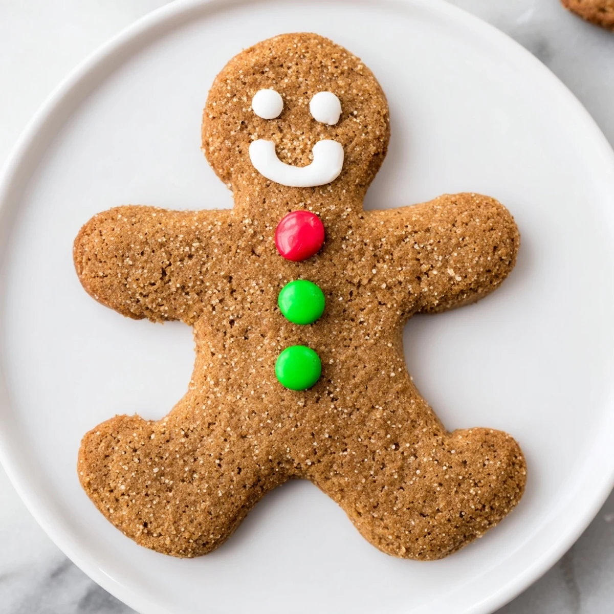 Warm, spicy gingerbread man cookies, freshly baked and ready for colorful icing and decorations.