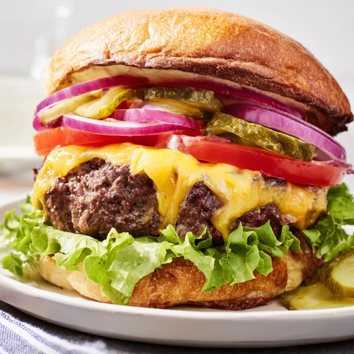 Classic Juicy Beef Burger