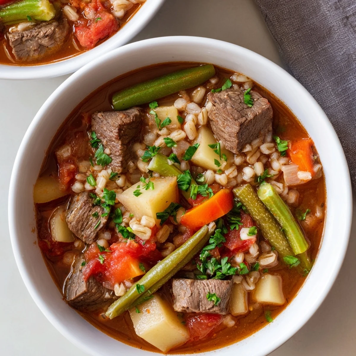 Beef Vegetable Barley Soup