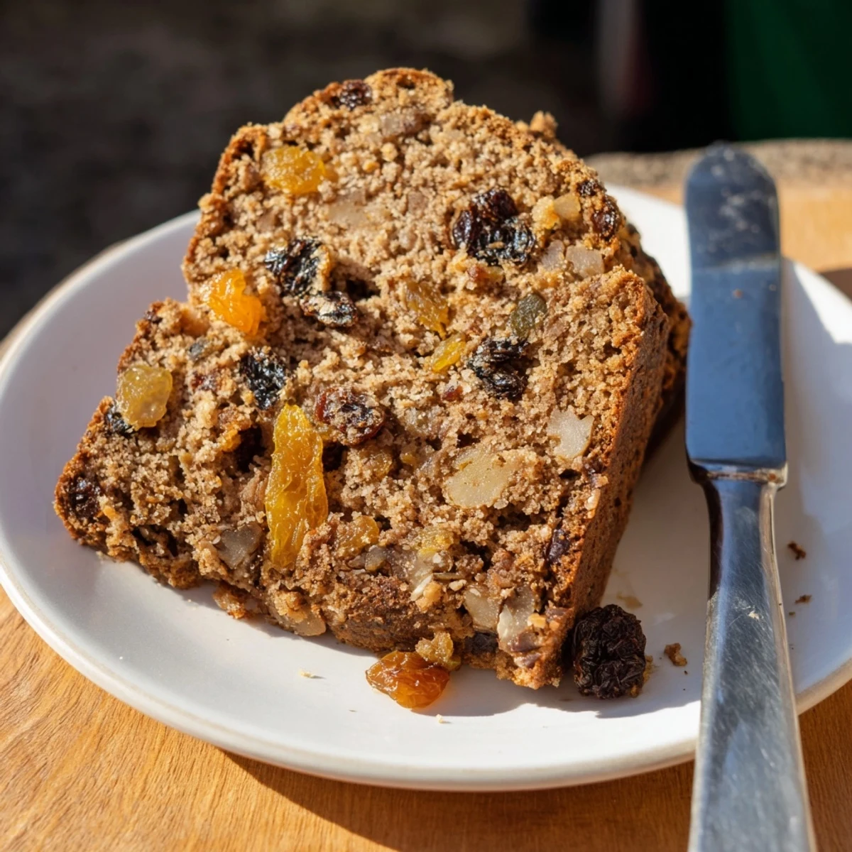 Close-up of a moist, aromatic Spiced Chai Tea Loaf showcasing the delicious spiced flavors.