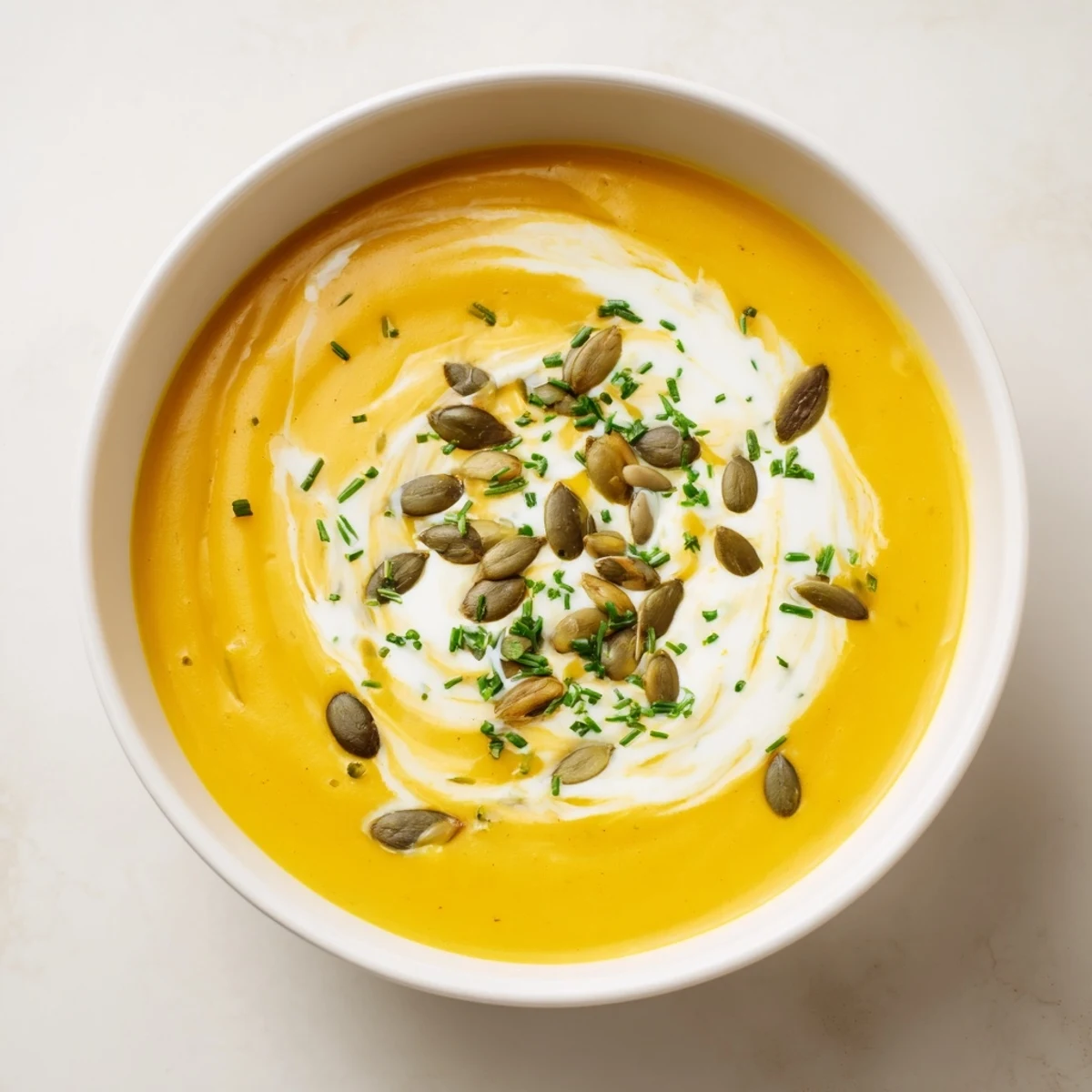 Silky Creamy Pumpkin Bisque