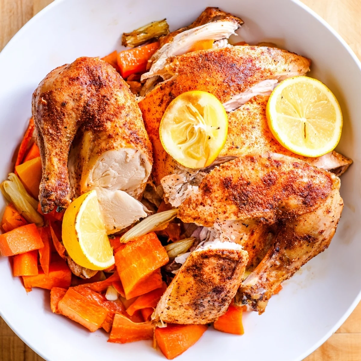 Slow Roasted Chicken Herbs