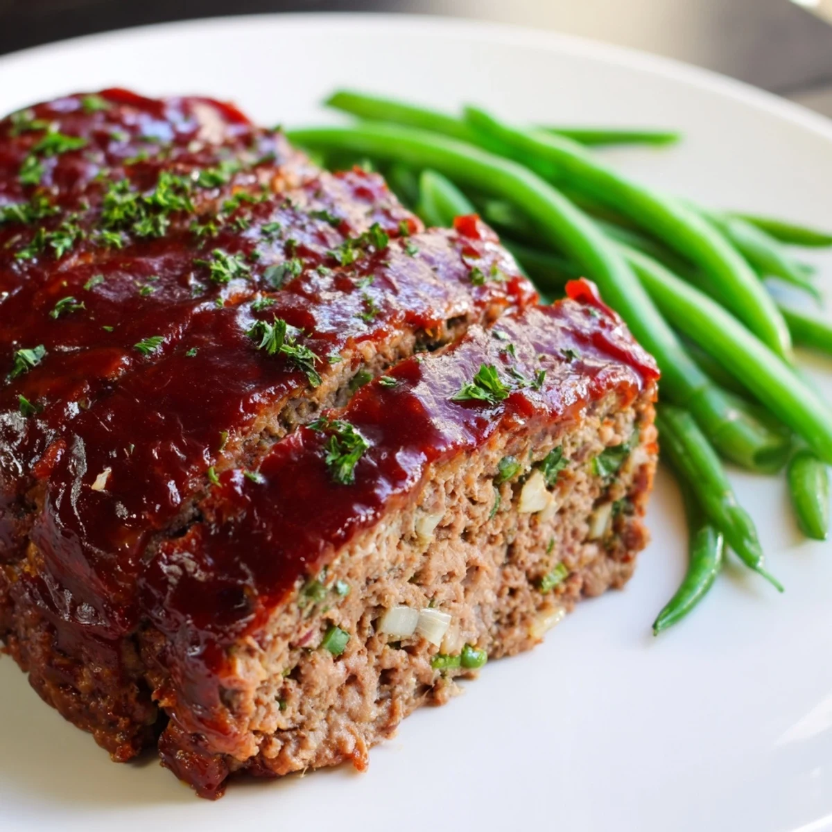 Turkey Meatloaf Glaze Green Beans