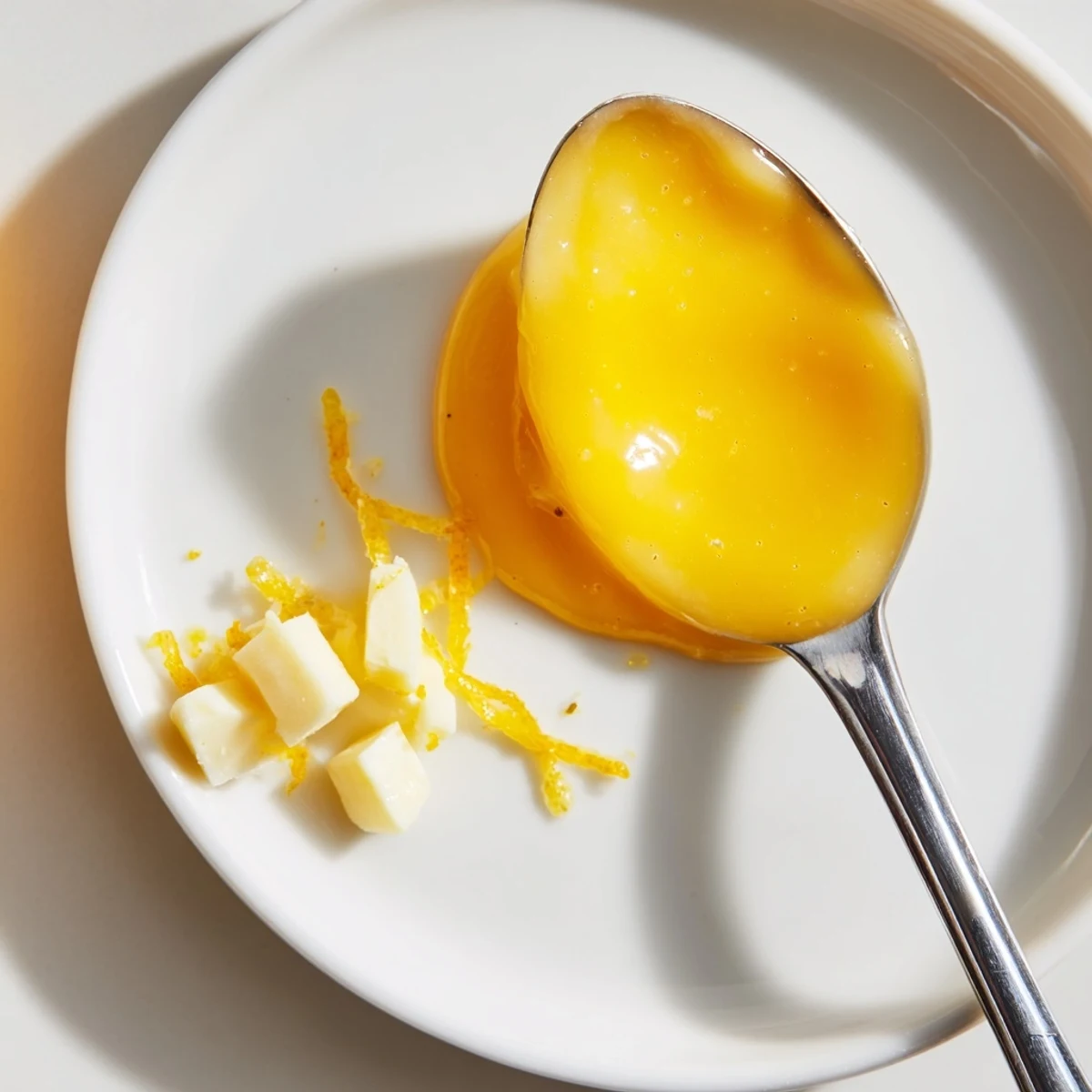 Velvety Lemon Curd Recipe whisked until smooth, perfect for cakes