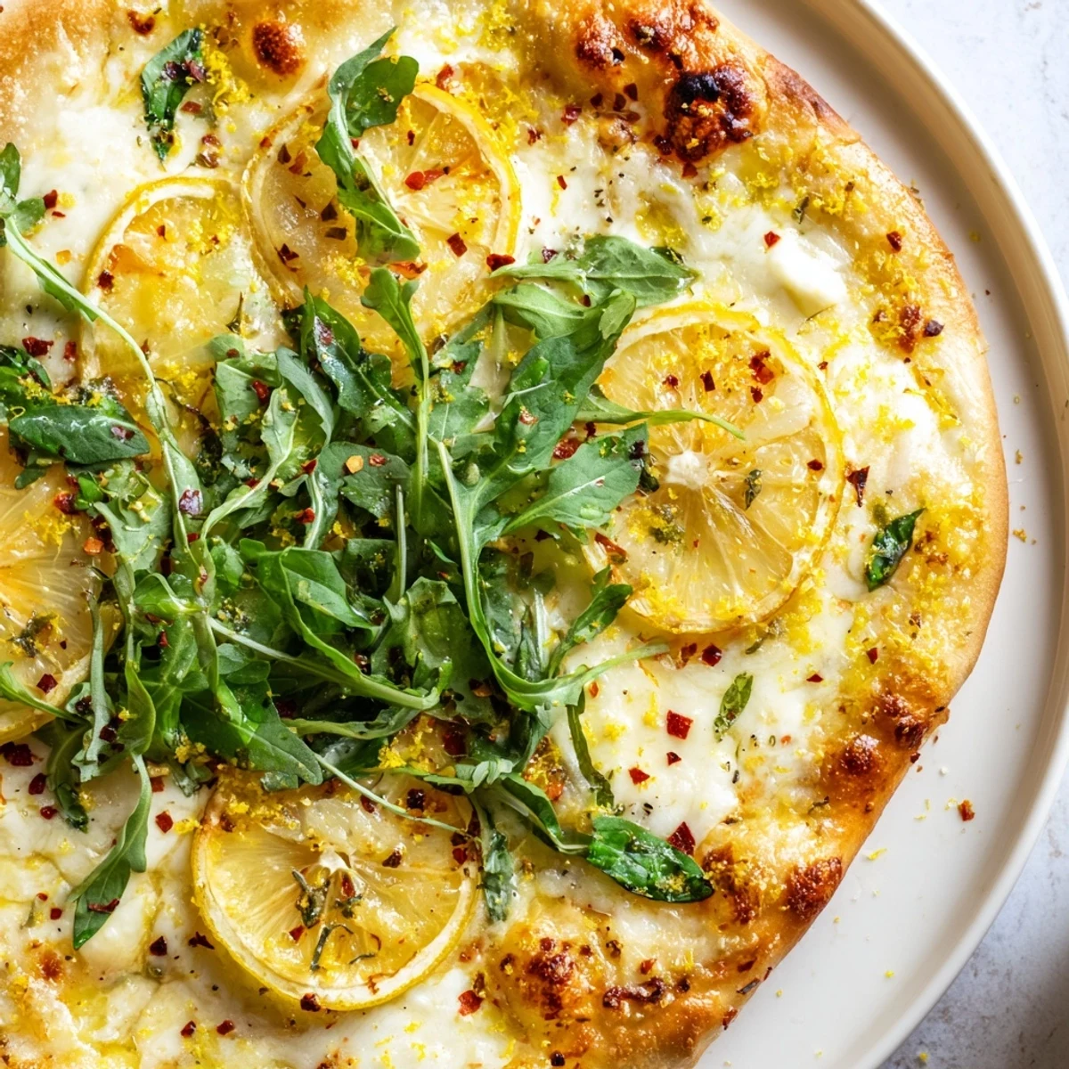 Zesty Summer Lemon Pizza